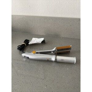 InStyler Rotating Hot Iron Hair Styler Brush 1.25" inch Barrel Silver IS1001
